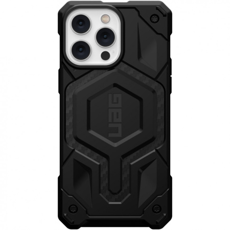 Чехол Urban Armor Gear (UAG) Monarch Pro for MagSafe Series для iPhone 14 Pro Max, цвет Карбон (Carbon Fiber) (114031114242)
