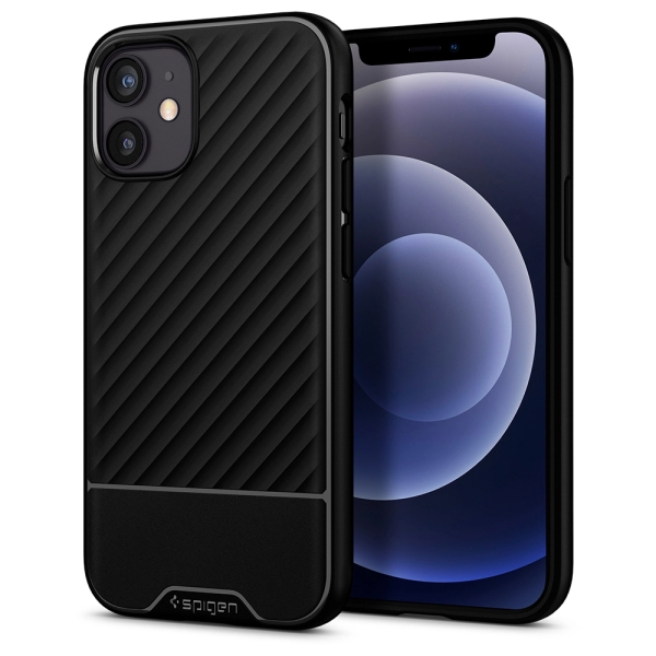 Чехол Spigen Core Armor для iPhone 12 mini Black, цвет Черный (ACS01537)