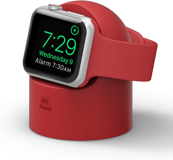 Силиконовая подставка Elago W2 Stand для Apple Watch, цвет Красный (EST-WT2-RD)