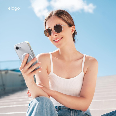 Чехол Elago HYBRID (pc/tpu) Clear (MagSafe) для iPhone 16e