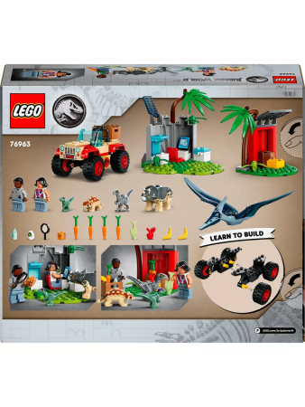 Конструктор LEGO Jurassic World - Центр спасения детенышей динозавров (76963)
