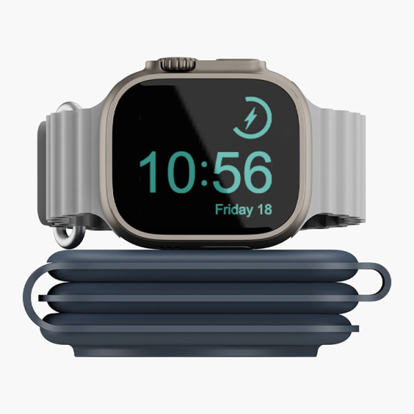 Беспроводное СЗУ EnergEA Bazic GoMag Trio PLUS magnetic wireless foldable 15W Navy Blue