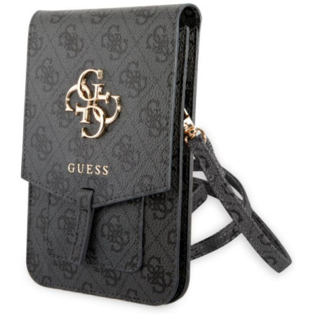 Сумка CG Mobile Guess Wallet Bag 4G with Big Metal Logo для смартфонов, цвет Серый (GUWBG4GFGR)