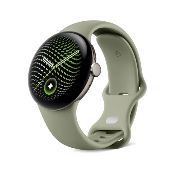 Часы Google Pixel Watch 5, 45 мм Satin Pyrite/Olive, бронзовый