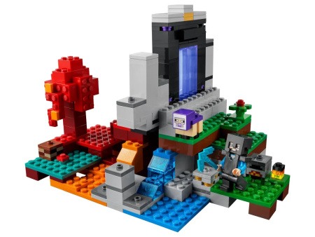 Конструктор LEGO Minecraft - Разрушенный портал (21172)