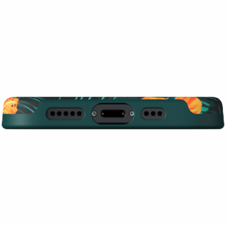 Чехол Richmond & Finch SS21 для iPhone 11, цвет Зеленый/Оранжевый (Orange Hibiscus) (R44961)