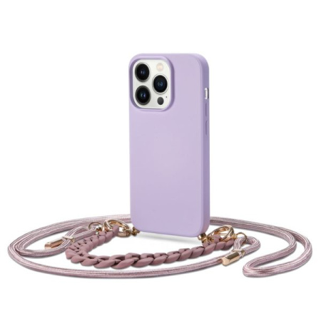 Чехол Tech-Protect Icon Chain для iPhone 14 Pro, цвет Фиолетовый