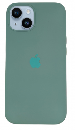 Чехол Silicone Case для iPhone 14 Plus Pine Green, цвет Сосновый зеленый