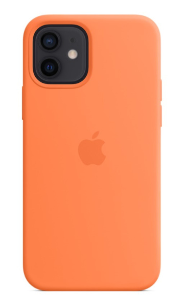 Чехол Silicone Case MagSafe Premium для iPhone 12/12 Pro, Kumquat, цвет Оранжевый (MHKY3ZE/A)