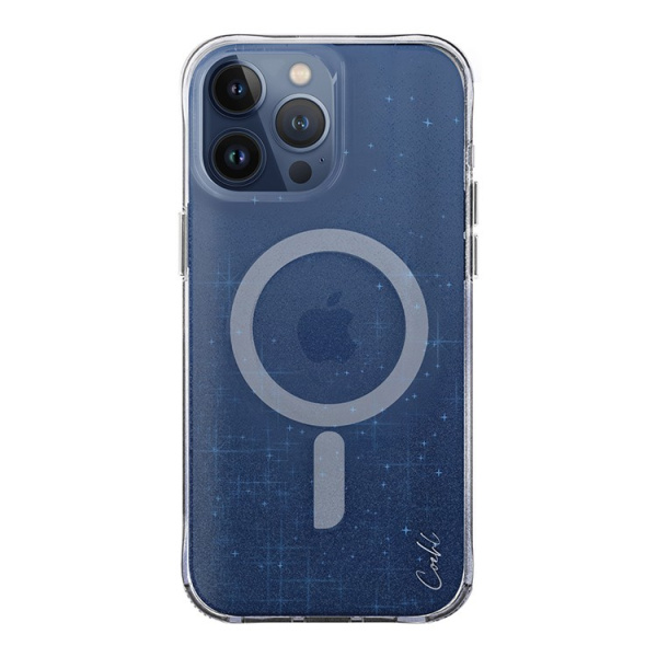 Чехол Uniq для iPhone 15 Pro чехол COEHL Lumino Prussian Blue (MagSafe)