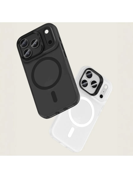 Чехол силиконовый Benks Lucid Armor Case (MagSafe) для iPhone 17 Pro Max , черный (Black)