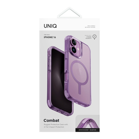 Чехол Uniq Combat Grape Pink (MagSafe) для iPhone 16