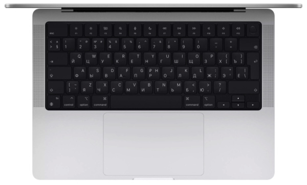 Apple MacBook Pro 14" (M1 Pro, 2021) 16 ГБ, 1 ТБ SSD, серебристый (MKGT3)