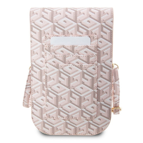 Guess для смартфонов сумка Wallet Bag G CUBE Pink (GUWBHGCFSEP)