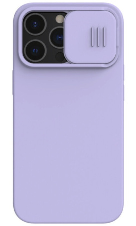 Чехол Nillkin CamShield Silky Silicone для iPhone 13 Pro, цвет Фиолетовый (6902048223394)