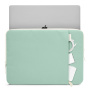 Папка Tomtoc TheHer Jelly Laptop Sleeve Kit 2-in-1 A23 для Macbook Pro/Air 14-13", Turquoise