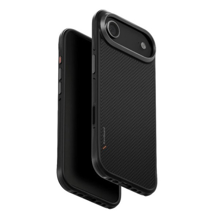 Чехол Uniq KEVA Kevlar Carbon Black (MagSafe) для iPhone Air