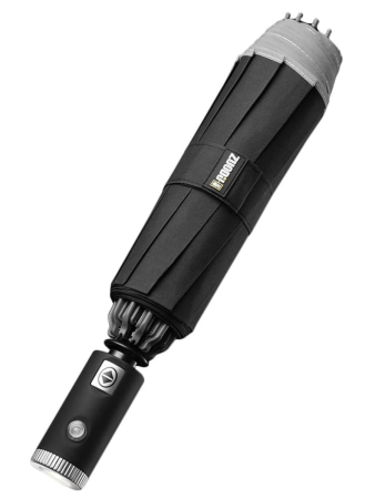 Зонт со светоотражающей лентой Zuodu Reverse Folding Umbrella 90CONTNT1807U Black