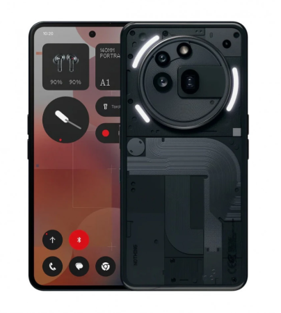 Nothing Phone (3a) Pro 12/256Gb Black, чёрный
