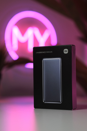 Ультратонкий внешний аккумулятор Xiaomi Ultra Thin Power Bank 5000mAh Silver (PB0520MI)