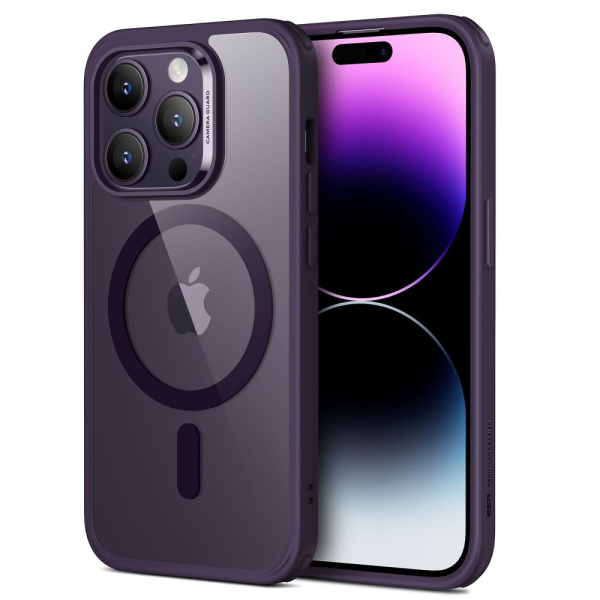 Защитный чехол ESR Ch Halolock Magsafe для iPhone 14 Pro Max, прозрачный фиолетовый