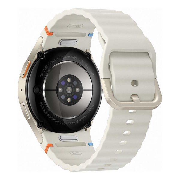 Часы Samsung Galaxy Watch7 40 мм LTE (L315) White Gold, белое золото