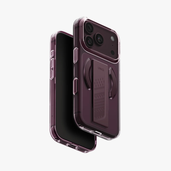 Чехол Uniq Heldro Air with FlexGrip Velvet Burgundy (MagSafe) для iPhone 18 Pro Max/17 Pro Max