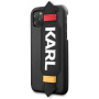 Чехол CG Mobile Karl Lagerfeld PU Leather with strap Karl logo Hard для iPhone 11 Pro, цвет Черный (KLHCN58HDAWBK)