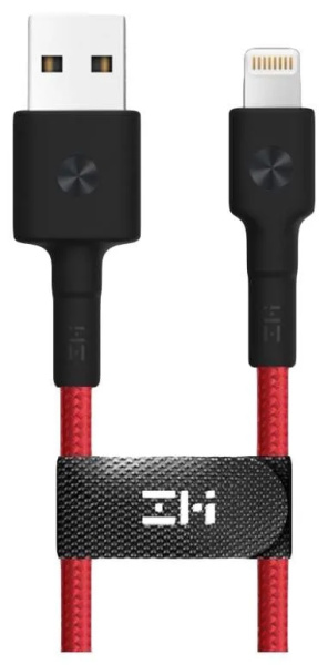 Кабель Xiaomi ZMI MFi [USB - Lightning] 100 см (AL803), Красный