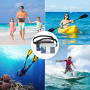 Защитная водонепроницаемая сумка Tech-Protect Universal Waterproof Pouch, Grey/Clear