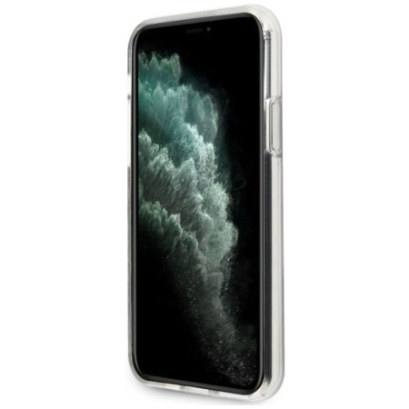 Чехол CG Mobile Guess Flower TPU/PC Hard Shiny N.2 для iPhone 11 Pro, цвет Сиреневый (GUHCN58IMLFL02)