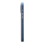 Чехол Uniq для iPhone 15 Pro Max чехол COEHL MUSE Leatherette with Strap Sapphire Blue (MagSafe), синий