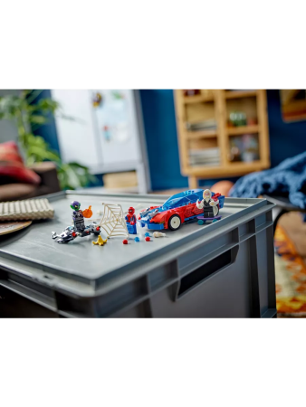 Конструктор LEGO Marvel Super Heroes - Гоночная машина Человека-паука и Зеленый гоблин Веном (76279)