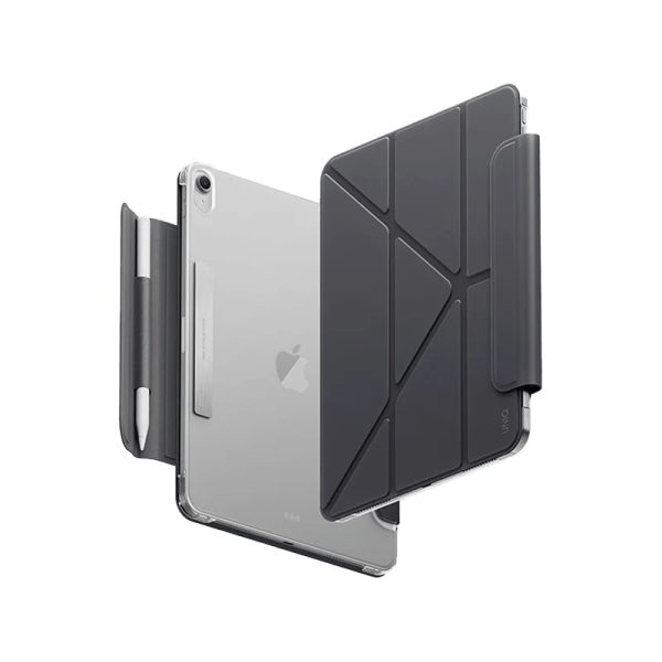 Чехол Uniq Camden Lite (Detachable Pencil sleeve) Charcoal Grey для iPad Air 11 (2024-2026)