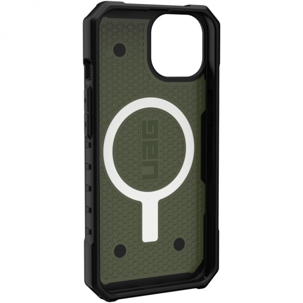 Чехол Urban Armor Gear (UAG) Pathfinder for MagSafe Series для iPhone 14/13, цвет Оливковый (Olive) (114052117272)