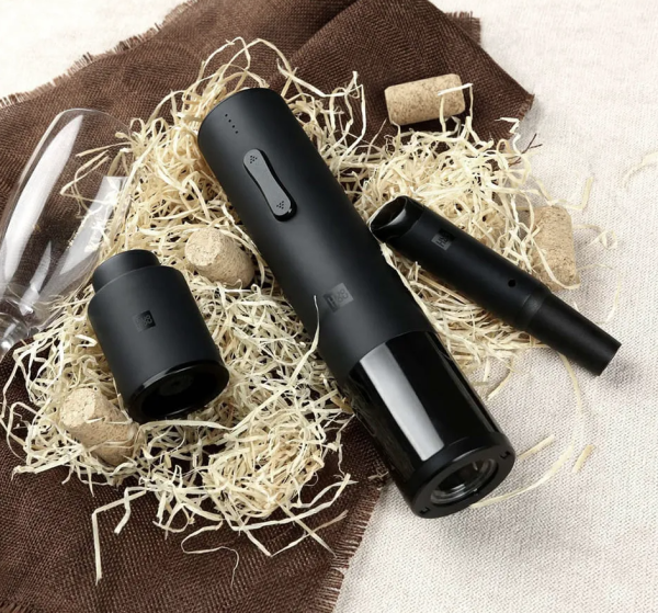 Винный набор Xiaomi HuoHou Wine Luxury Gift Set 4в1 (HU0090), Black