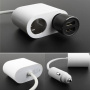 Разветвитель прикуривателя Xiaomi Roidmi 1 to 2 Car Cigarette Lighter (White)