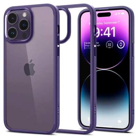 Чехол Spigen Ultra Hybrid для iPhone 14 Pro Max, фиолетовый (ACS05574)