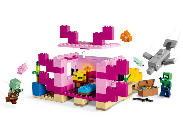 Конструктор LEGO Minecraft - Дом Аксолотля (21247)