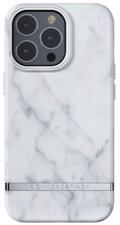 Чехол Richmond & Finch для iPhone 13 Pro, цвет "Белый мрамор" (White Marble) (R47037)