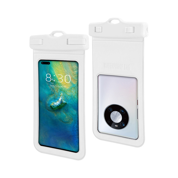 Универсальный водонепроницаемый чехол для смартфона Aquacase IPX8, 7,2", белый
