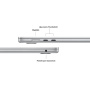 Ноутбук Apple MacBook Air 15" (M3, 8C CPU/10C GPU, 2024), 8 ГБ, 256 ГБ SSD, серебристый (MRYP3)