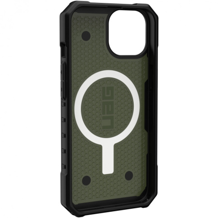 Чехол Urban Armor Gear (UAG) Pathfinder for MagSafe Series для iPhone 14/13, цвет Оливковый (Olive) (114052117272)