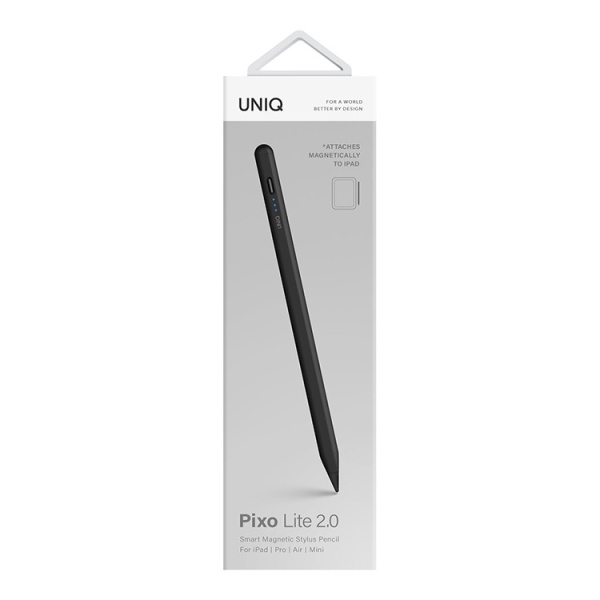 Uniq стилус PIXO LITE 2.0 Magnetic Stylus for iPad Black