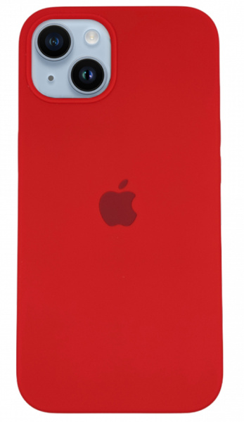 Чехол Silicone Case для iPhone 14 Plus Red, цвет Красный