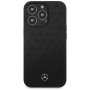 Чехол CG Mobile Mercedes Genuine leather Stars Hard для iPhone 13 Pro Max, цвет Черный (MEHCP13XPSQBK)