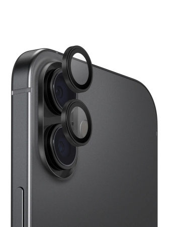 Защитное стекло для камеры Uniq для iPhone 17 OPTIX Camera Lens AluGuard Midnight Black