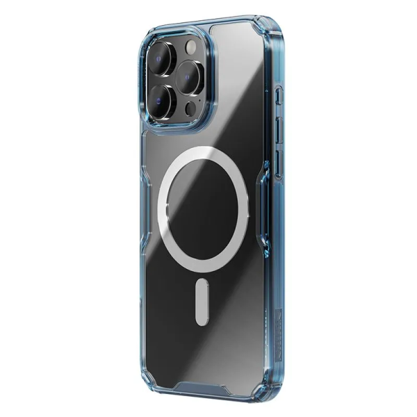 Чехол Nillkin Nature TPU Pro Magnetic Blue для iPhone 16 Pro Max