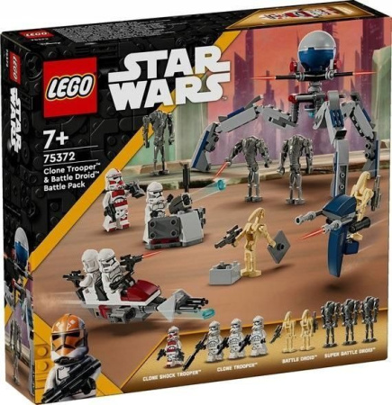 Конструктор LEGO Star Wars - Солдат-клон и боевой дроид (75372)