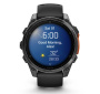 Смарт часы Garmin Fenix 8, 47 мм, AMOLED, Slate Gray with black silicone band